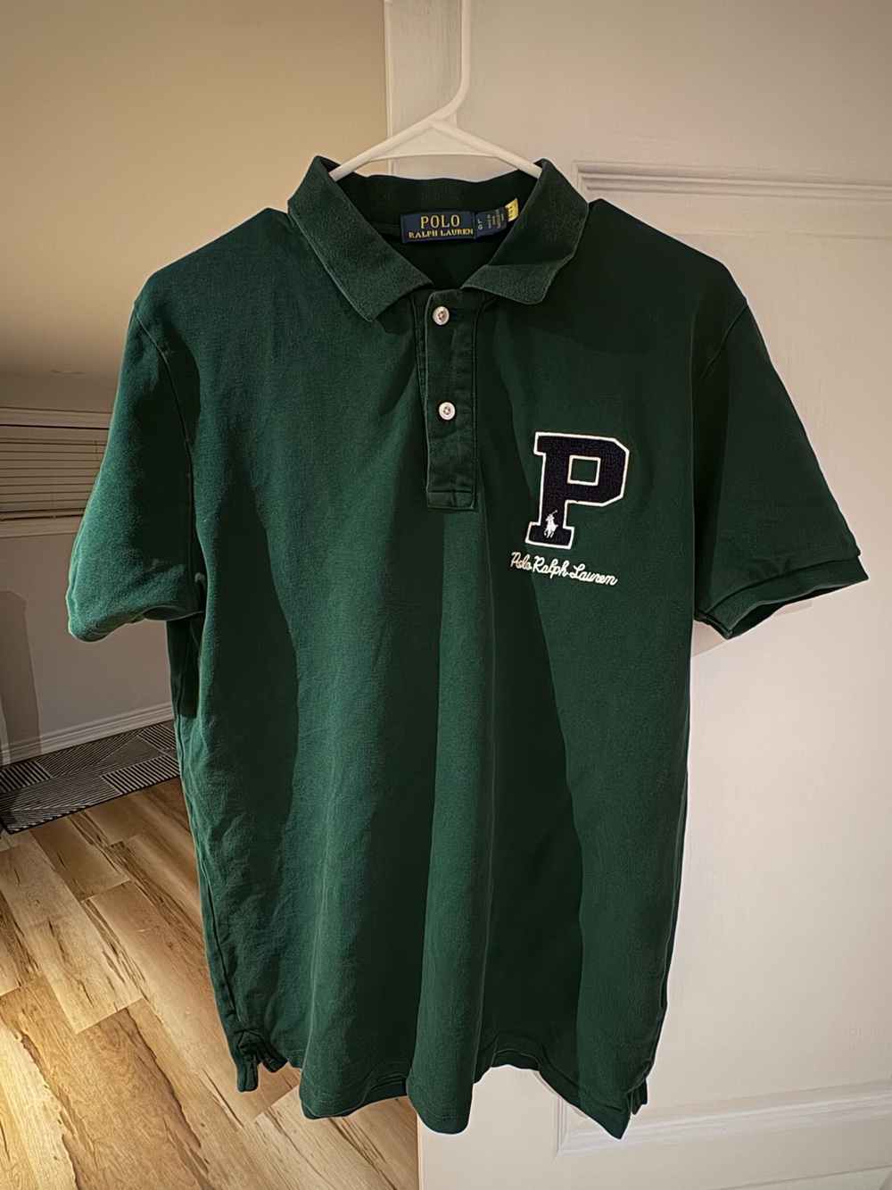 Polo by Ralph Lauren Dark Green Short-Sleeve Polo with 'P' Crest